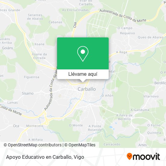 Mapa Apoyo Educativo en Carballo