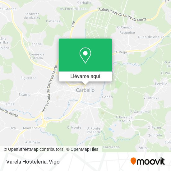 Mapa Varela Hostelería