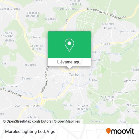 Mapa Marelec Lighting Led