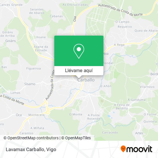 Mapa Lavamax Carballo