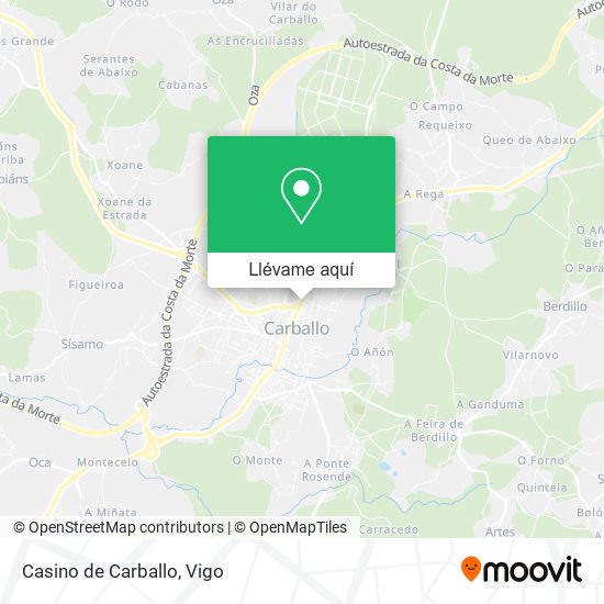 Mapa Casino de Carballo
