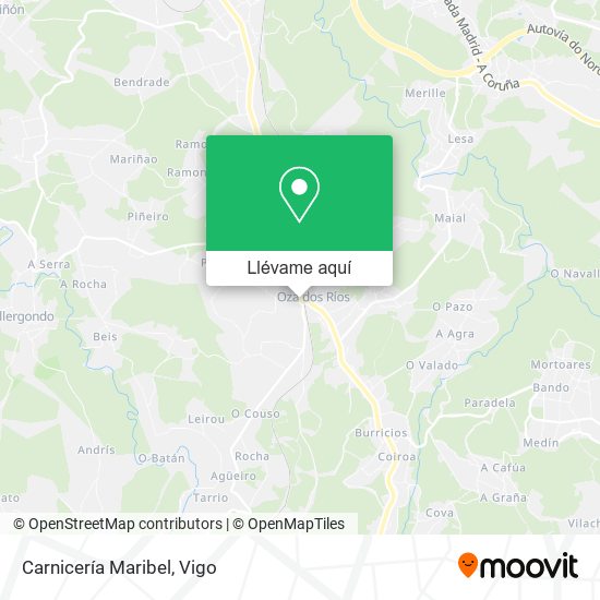 Mapa Carnicería Maribel