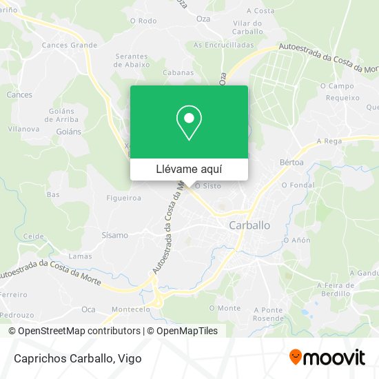 Mapa Caprichos Carballo