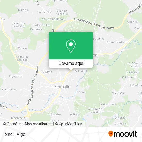 Mapa Shell