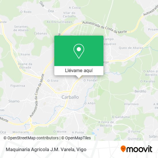 Mapa Maquinaria Agrícola J.M. Varela