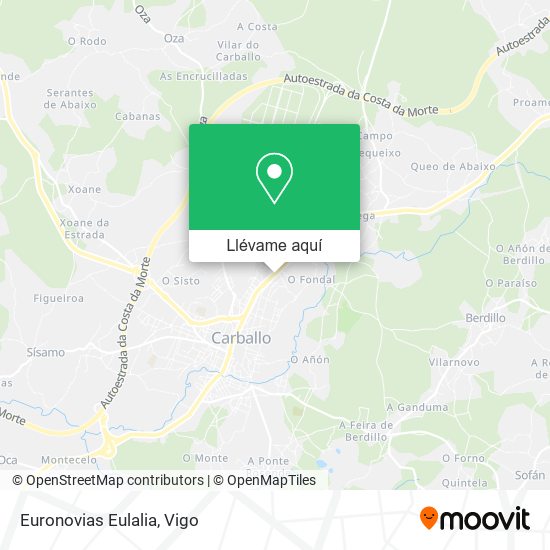 Mapa Euronovias Eulalia