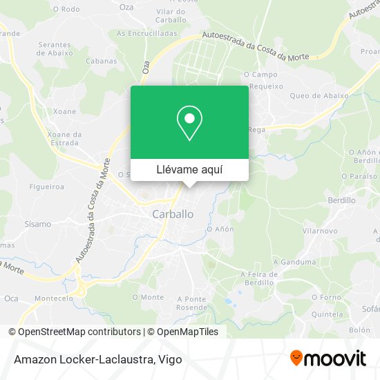 Mapa Amazon Locker-Laclaustra