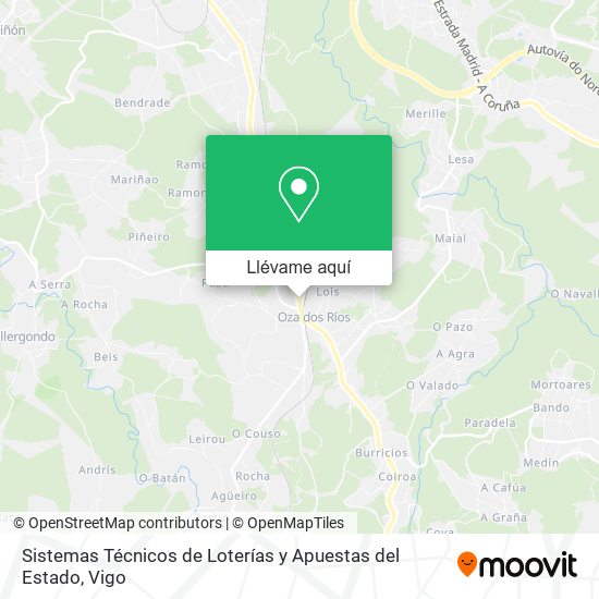 Mapa Sistemas Técnicos de Loterías y Apuestas del Estado