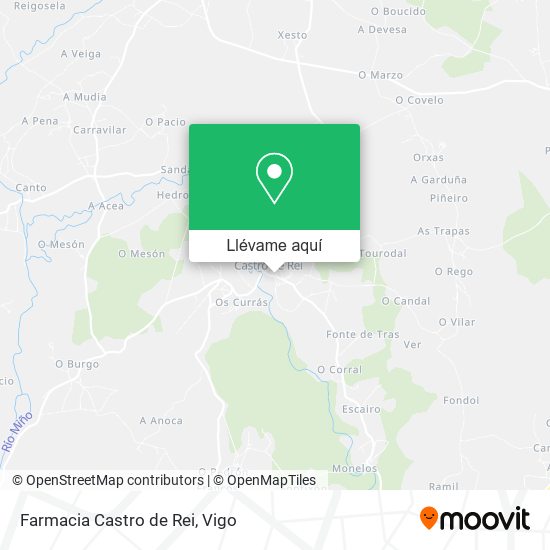 Mapa Farmacia Castro de Rei