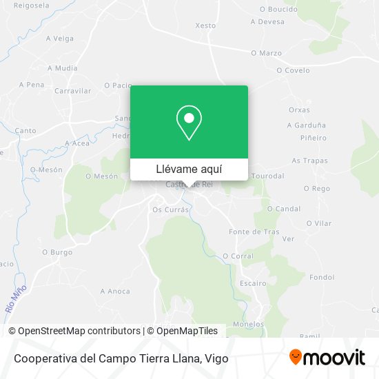 Mapa Cooperativa del Campo Tierra Llana