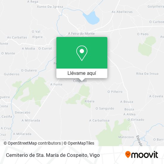 Mapa Cemiterio de Sta. María de Cospeito