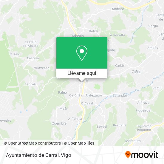 Mapa Ayuntamiento de Carral