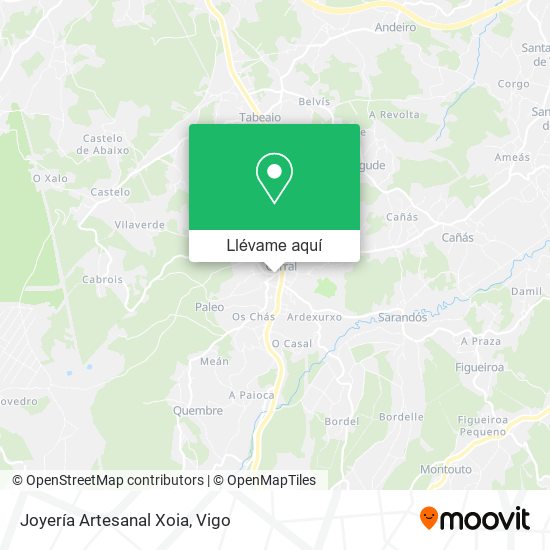 Mapa Joyería Artesanal Xoia