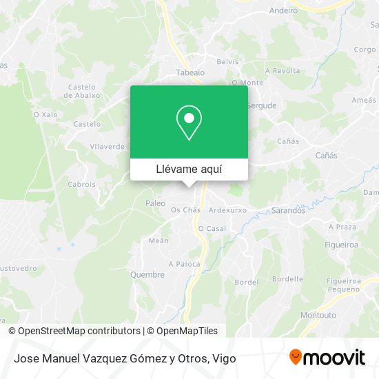 Mapa Jose Manuel Vazquez Gómez y Otros