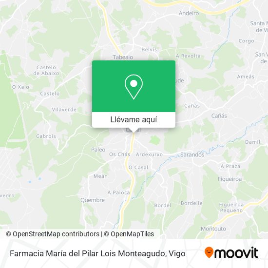 Mapa Farmacia María del Pilar Lois Monteagudo