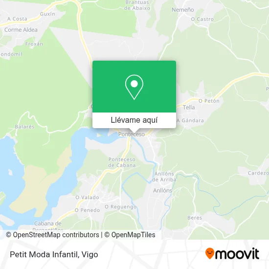 Mapa Petit Moda Infantil