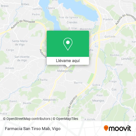 Mapa Farmacia San Tirso Mab