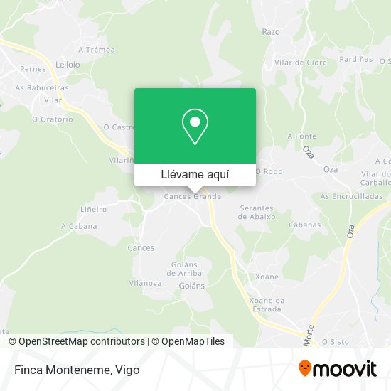 Mapa Finca Monteneme