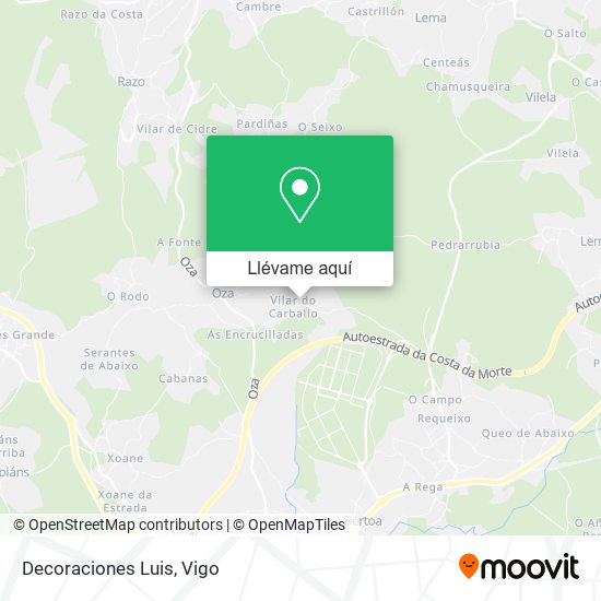 Mapa Decoraciones Luis