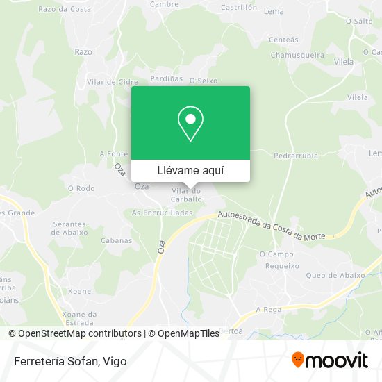 Mapa Ferretería Sofan