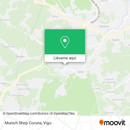 Mapa Munich Shop Coruna