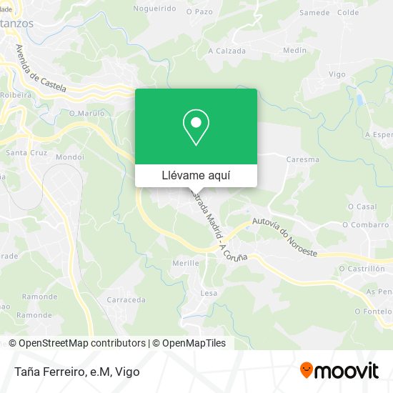 Mapa Taña Ferreiro, e.M