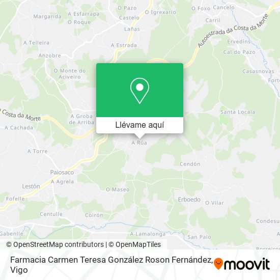 Mapa Farmacia Carmen Teresa González Roson Fernández
