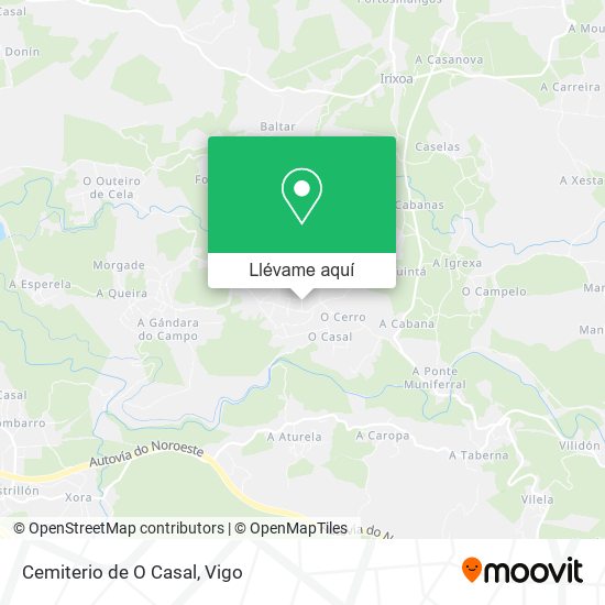 Mapa Cemiterio de O Casal