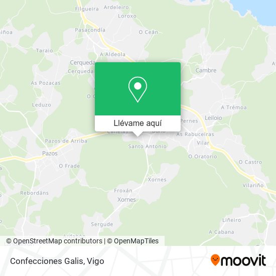 Mapa Confecciones Galis