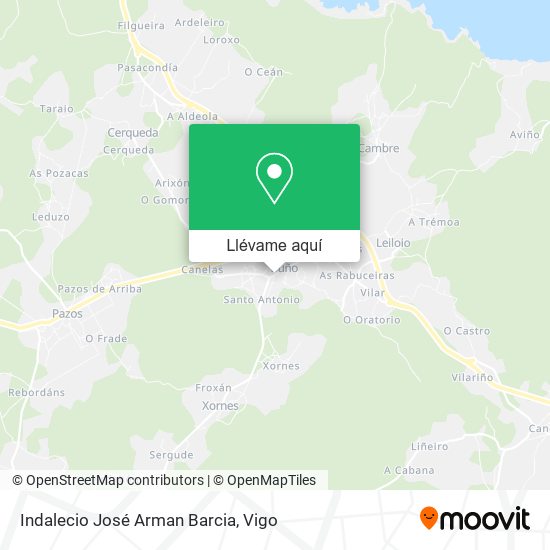 Mapa Indalecio José Arman Barcia