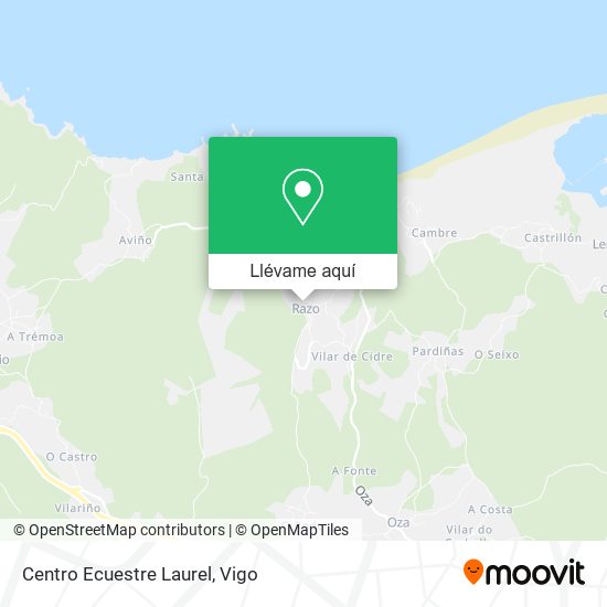 Mapa Centro Ecuestre Laurel
