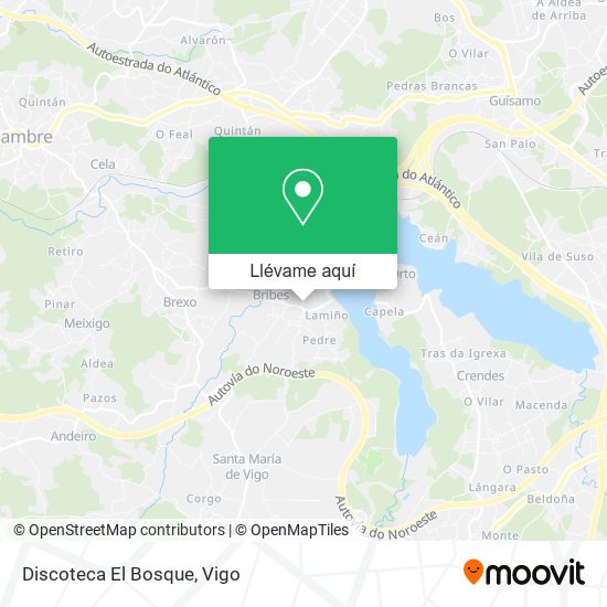 Mapa Discoteca El Bosque