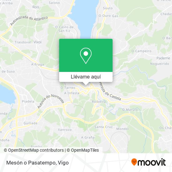 Mapa Mesón o Pasatempo