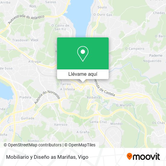 Mapa Mobiliario y Diseño as Mariñas