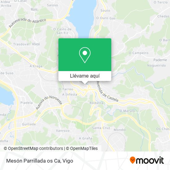 Mapa Mesón Parrillada os Ca
