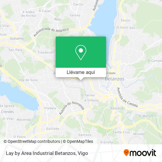 Mapa Lay by Area Industrial Betanzos