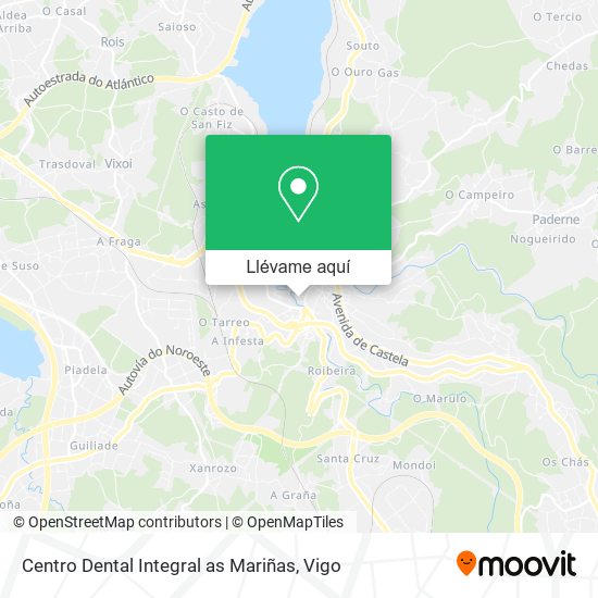 Mapa Centro Dental Integral as Mariñas