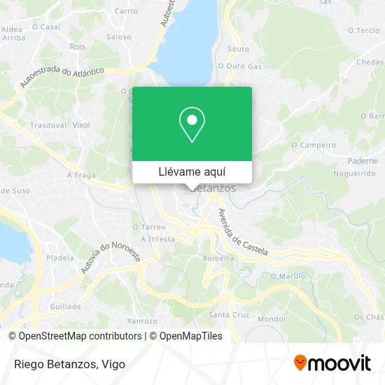 Mapa Riego Betanzos