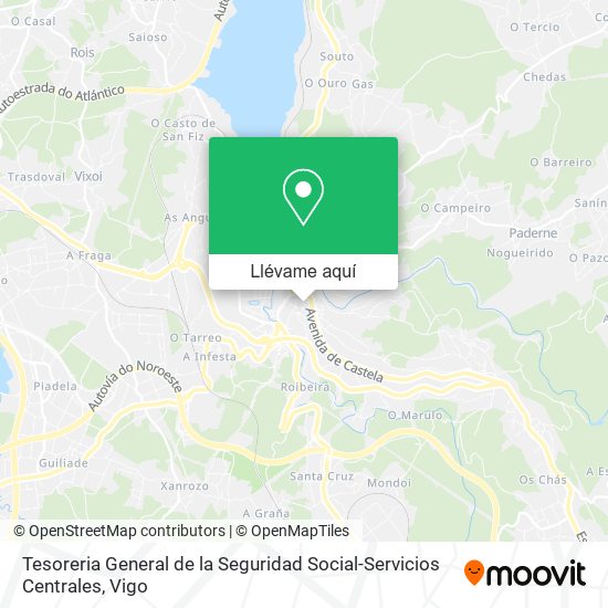 Mapa Tesoreria General de la Seguridad Social-Servicios Centrales