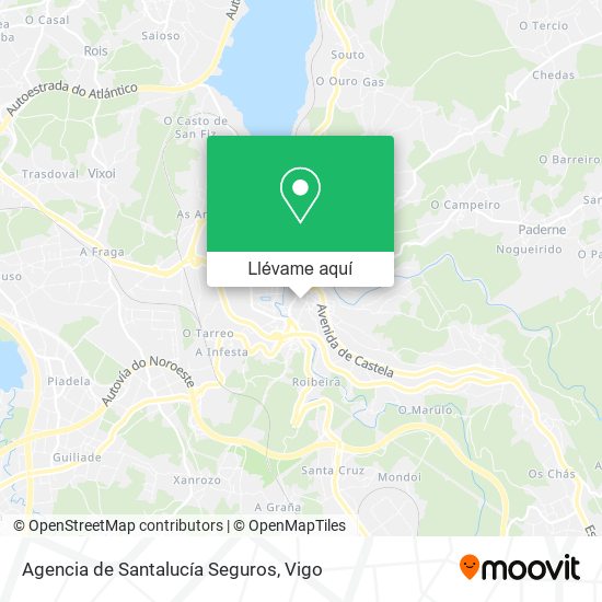 Mapa Agencia de Santalucía Seguros