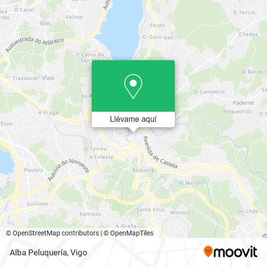 Mapa Alba Peluquería