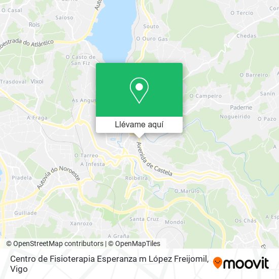 Mapa Centro de Fisioterapia Esperanza m López Freijomil