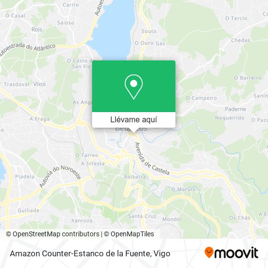 Mapa Amazon Counter-Estanco de la Fuente