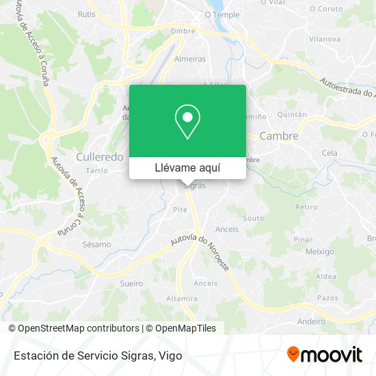 Mapa Estación de Servicio Sigras