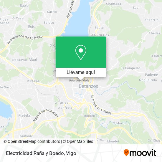 Mapa Electricidad Raña y Boedo