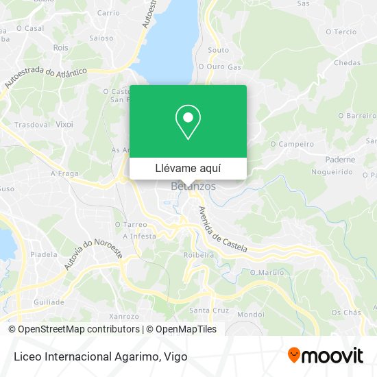 Mapa Liceo Internacional Agarimo