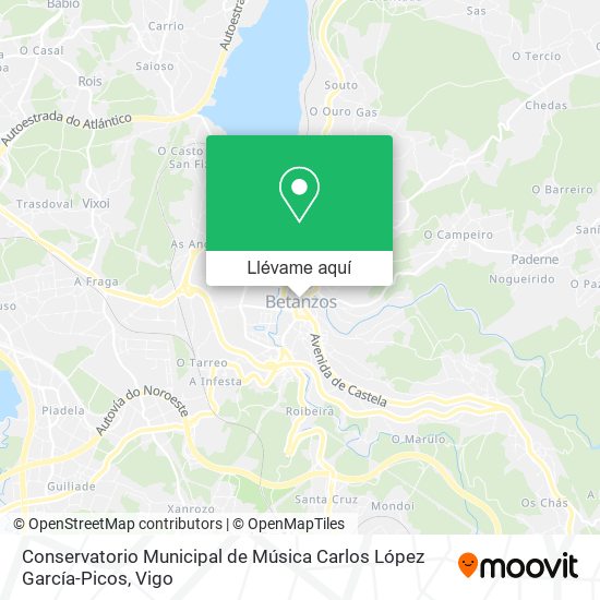 Mapa Conservatorio Municipal de Música Carlos López García-Picos