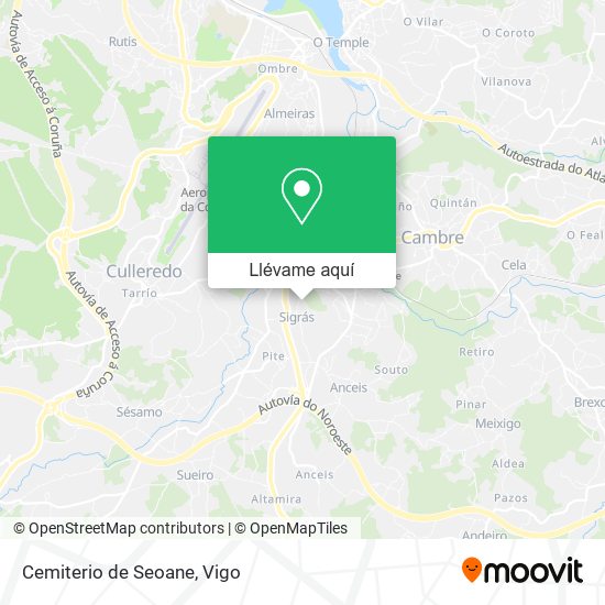 Mapa Cemiterio de Seoane