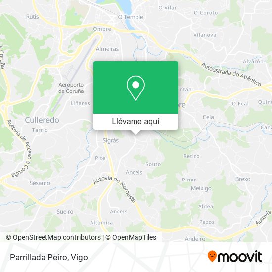 Mapa Parrillada Peiro