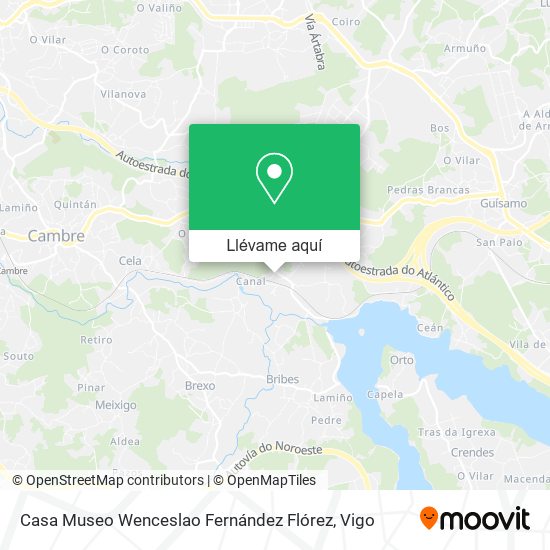Mapa Casa Museo Wenceslao Fernández Flórez